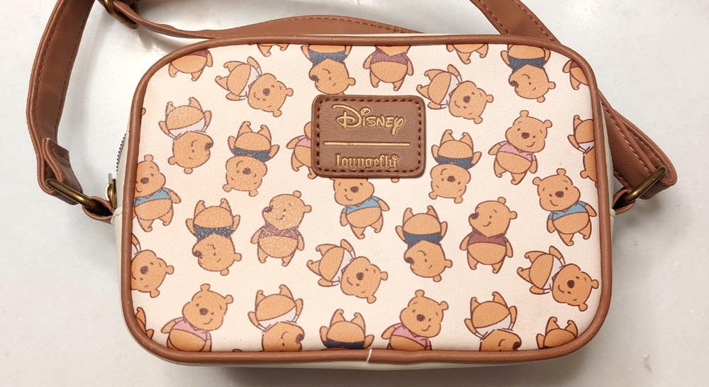 Loungefly Disney Winnie The Pooh Muted Colors Chibi Crossbody Camera Bag Purse